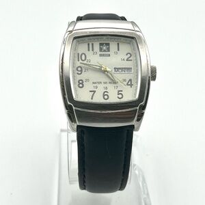 Unisex US Army Rectangular All Stainless Steel Watch Working